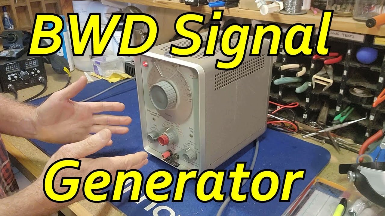 Vintage 1960s BWD Sine & Square Wave Signal Generator Restoration Part 1 - Inspection, Test & Plan!