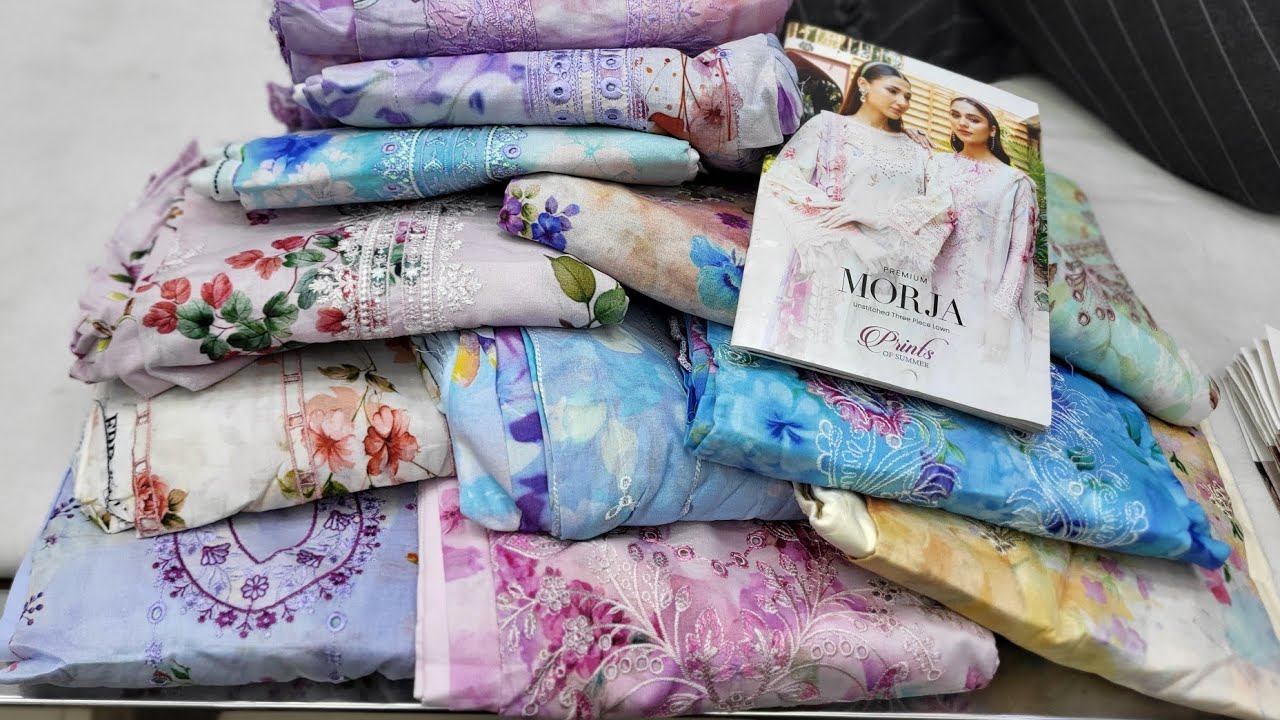 Morja by Guljee Cotton Embroidery Three piece | Pakistani Cottton Dress price | Wholesale Available