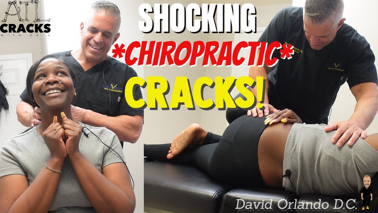 SHOCKING *Chiropractic CRACKS* Release Back Pain! *RELAXING VIDEO*