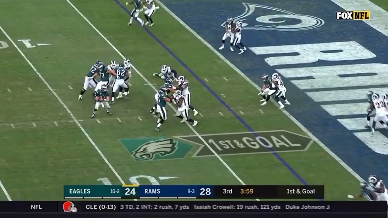 Carson Wentz&rsquo;s ACL Injury | Eagles vs Rams Week 14