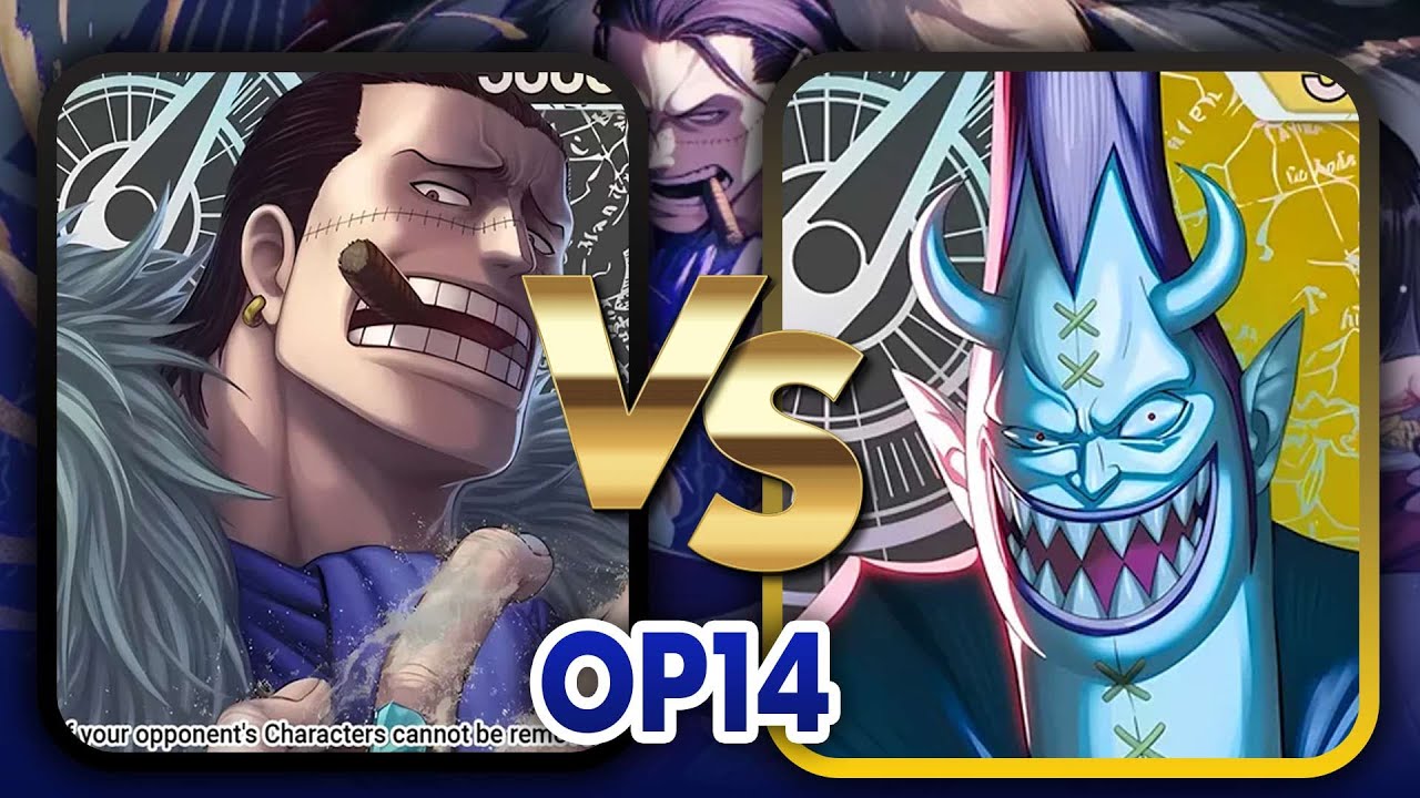 OP14 Black Crocodile vs Black/Yellow Gecko Moria | One Piece TCG POV Commentary