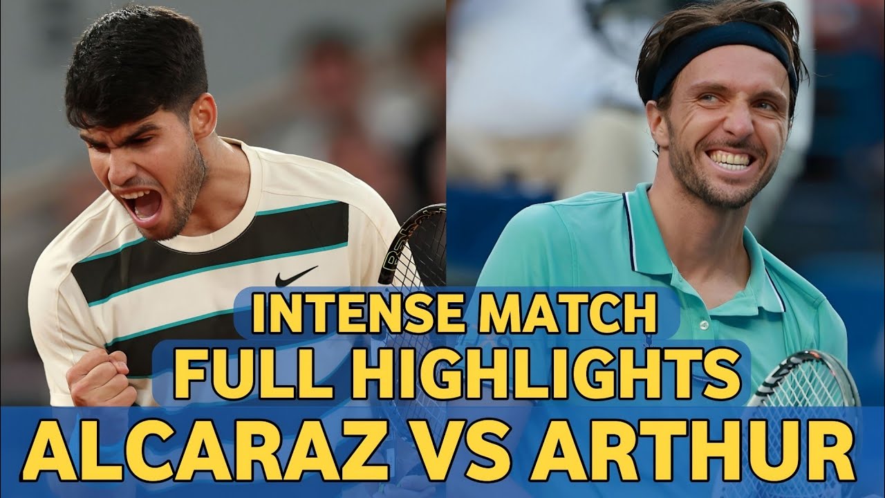 Carlos Alcaraz vs Arthur Rinderknech Intense Match Tennis Highlights - Before Doha 2026