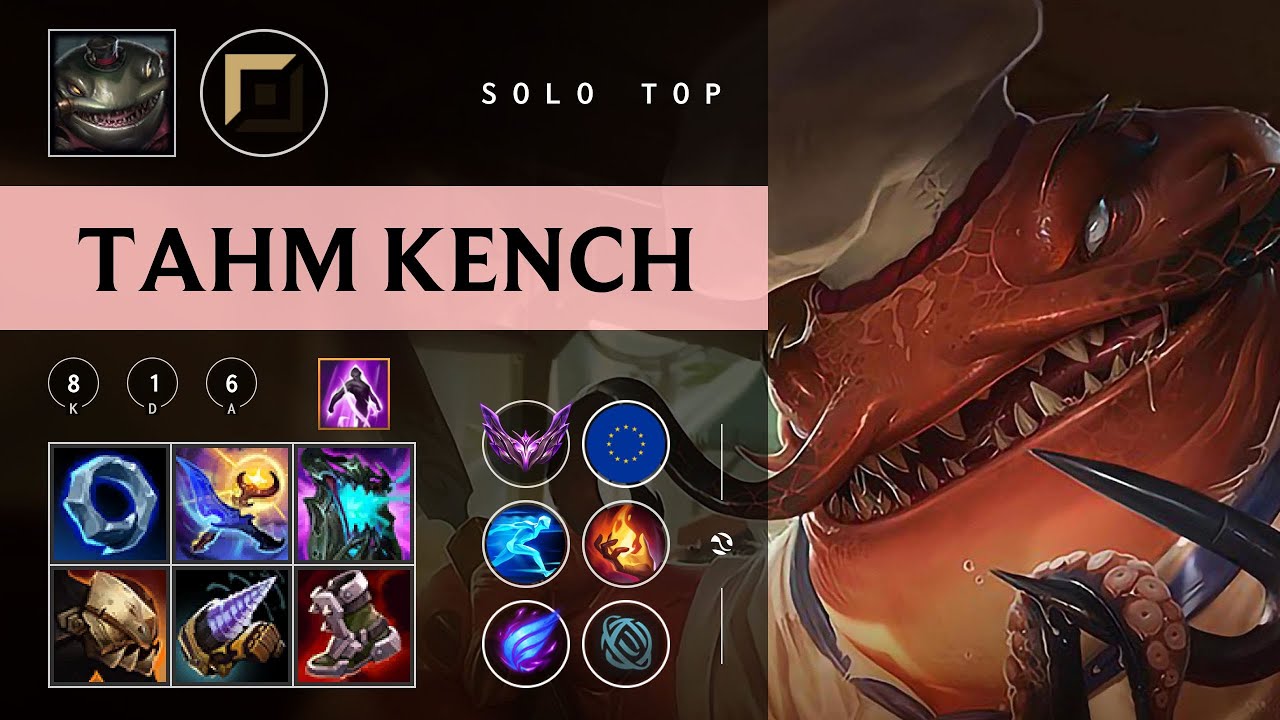 Tahm Kench Top vs Shen - EUW Master Patch 26.01