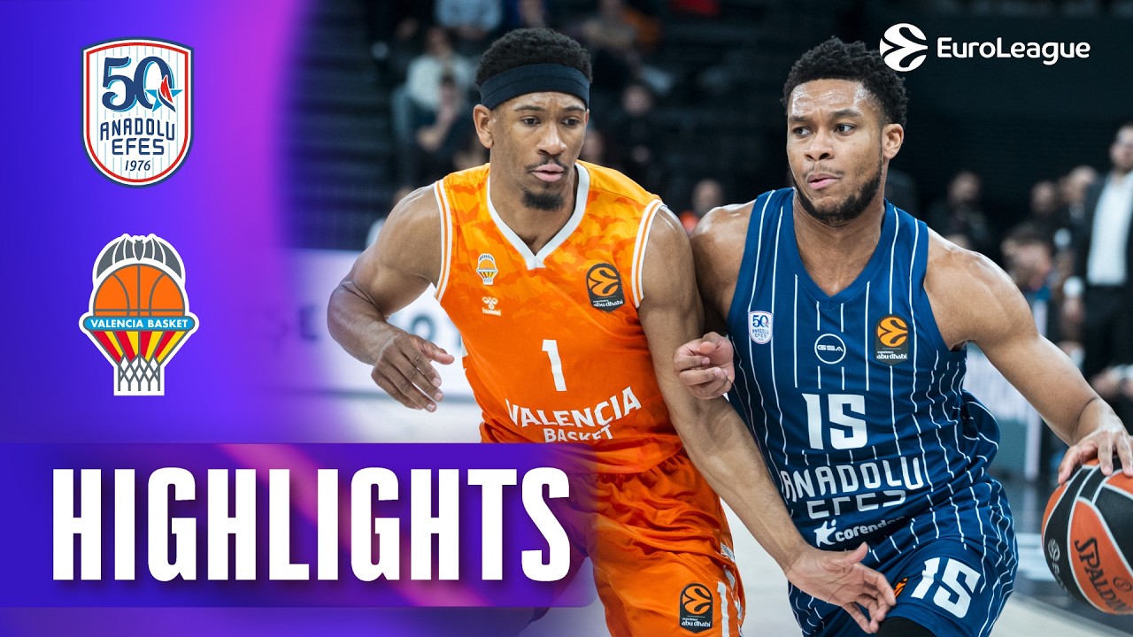 Start Fast, Finish Strong | Anadolu Efes - Valencia Basket | R26 BASKETBALL HIGHLIGHTS 2025-26