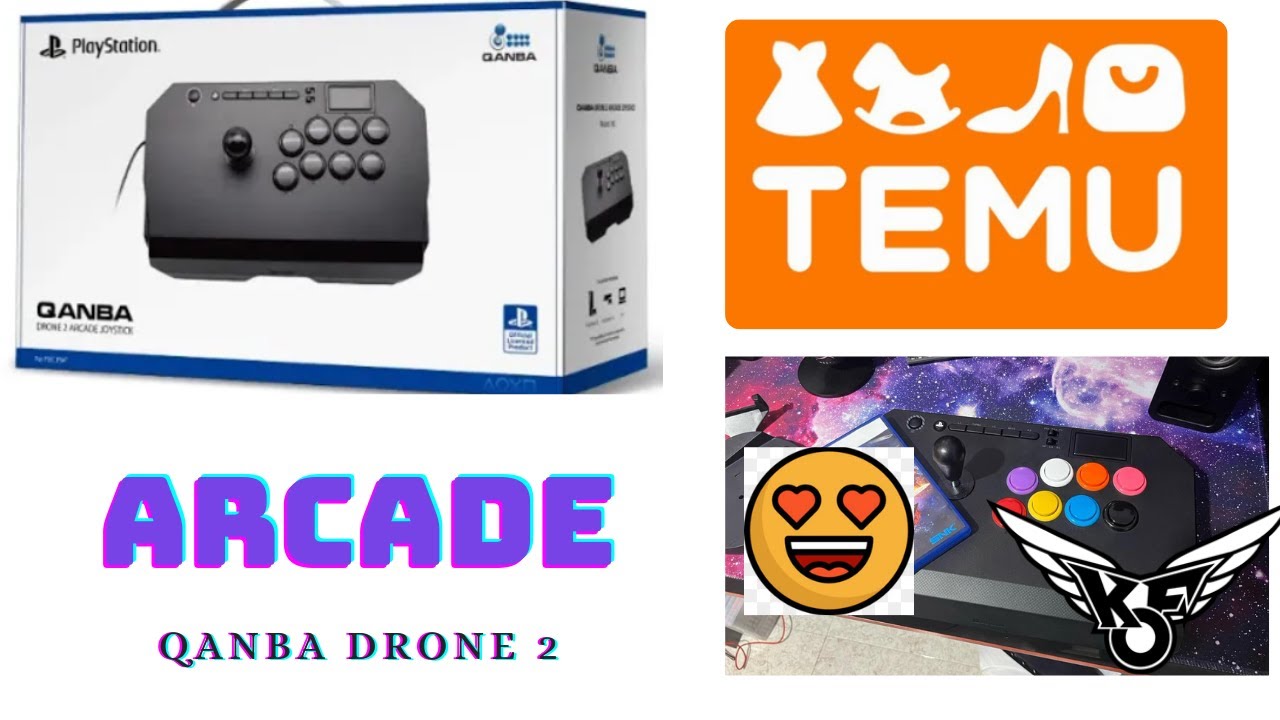 Compré el Joystick Arcade QANBA DRONE 2 en TEMU | Características !