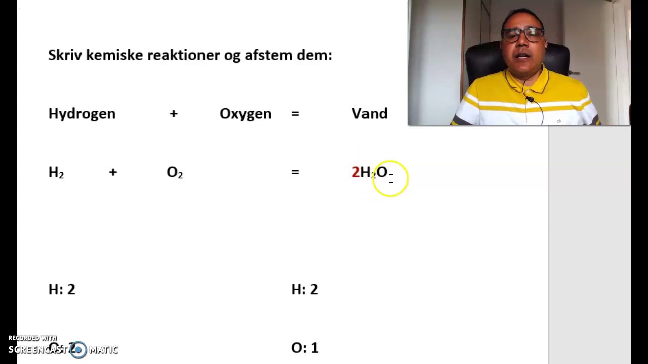 Afstemning af kemiske-reaktioner