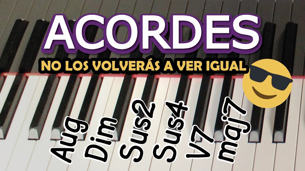 🎹 Todo lo que necesitas saber sobre los acordes | Piano inicial | Principiantes | Begginers