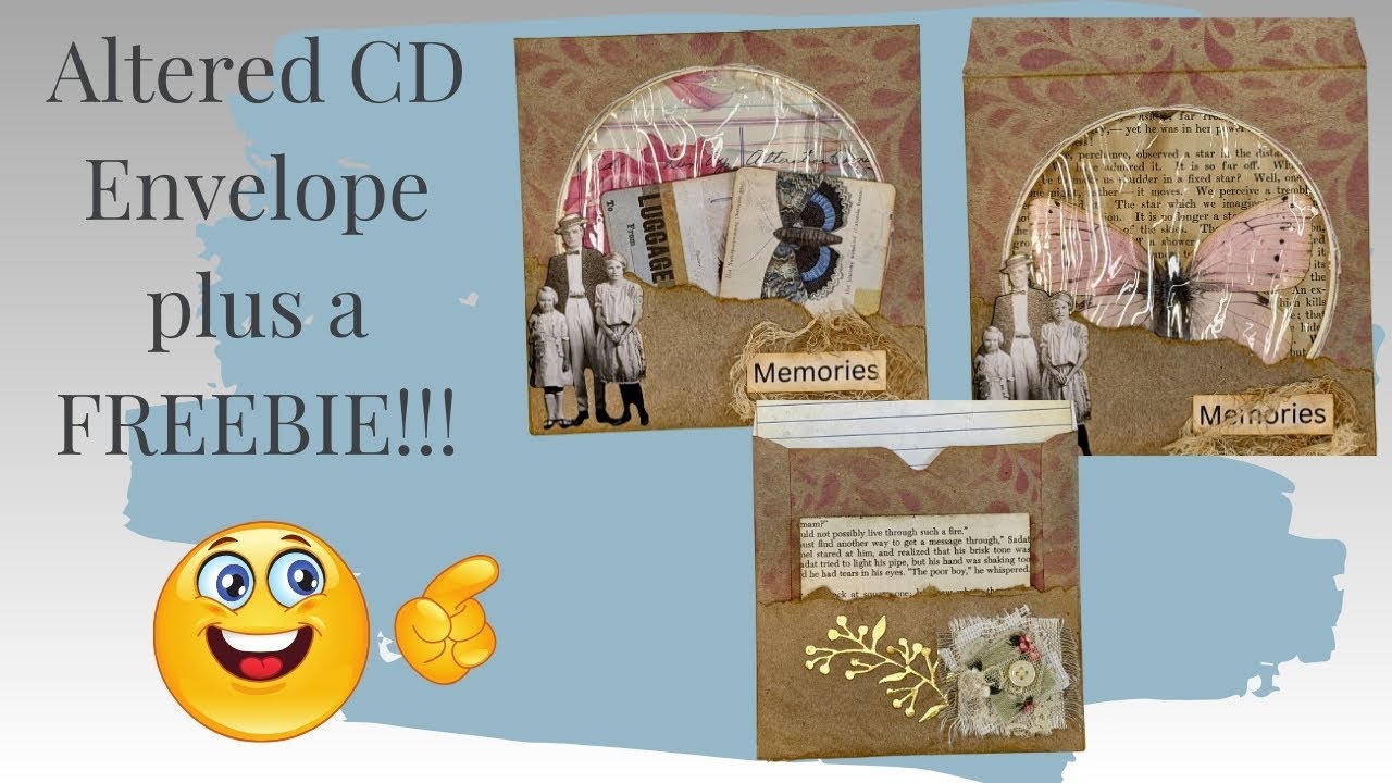 Altered CD Envelope Tutorial | Fun Junk Journal Pocket + Easy Alternatives!