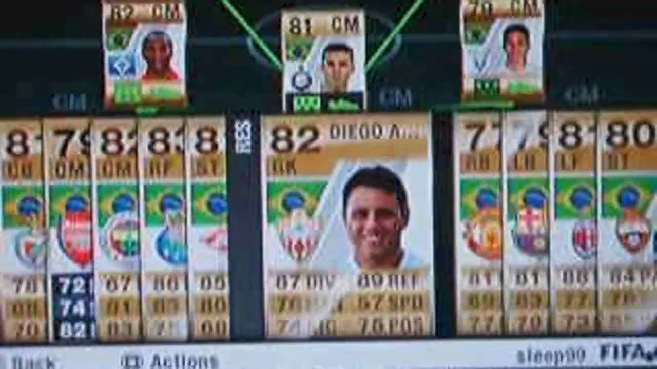 FIFA 11 UT - Golden Brazilian Team.