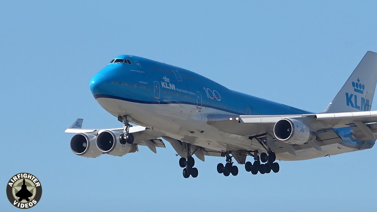 Captain's last KLM 747 landing | ATC Comments | PH-BFV 'KLM72Y' from Mexico City