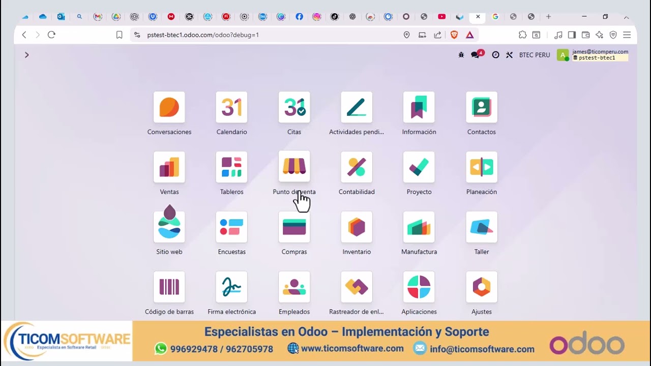 Factura electr&oacute;nica en Odoo 18 | Implementaci&oacute;n en Per&uacute; paso a paso (SUNAT)