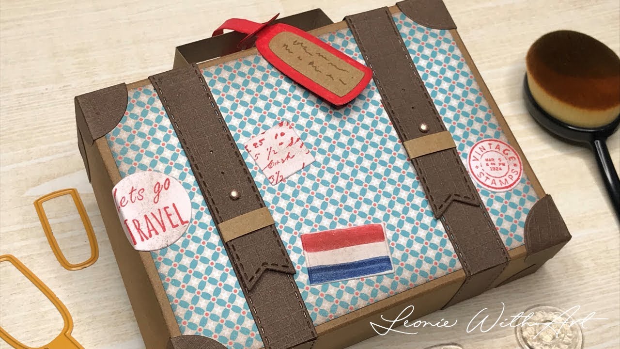 Nellie Snellen | Paper Suitcase - Gift Box - with a Luggage Label