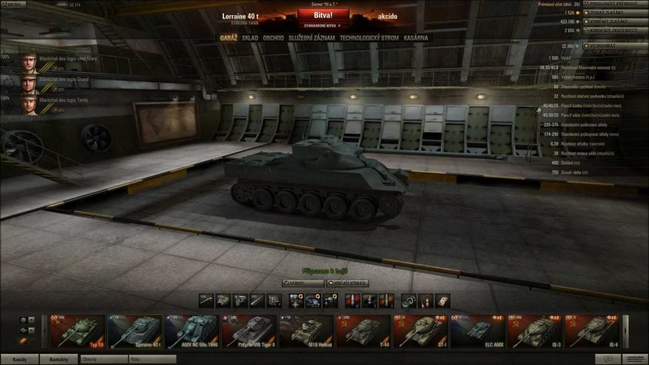 World of Tanks CZ (30.díl) - Lorraine 40t