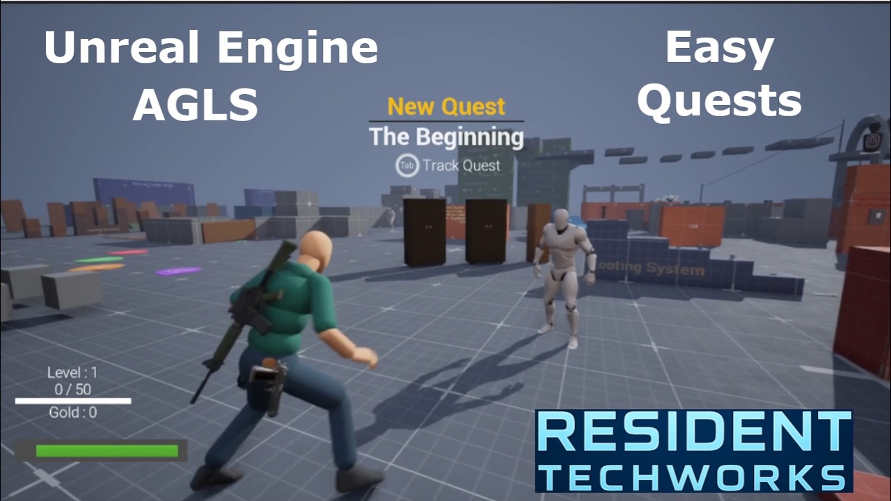 UE5 - Unreal Engine - AGLS - Easy Quests system