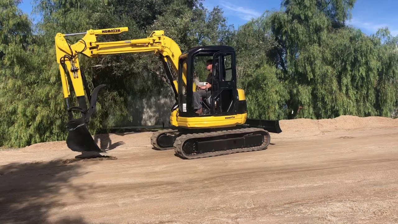 Komatsu PC50uu mini excavator