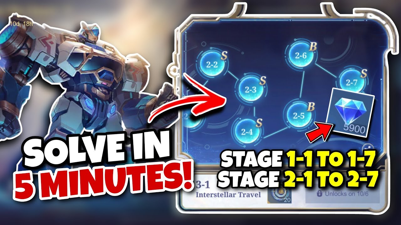 To The Stars Event [Stage 1-1 to Stage 1-7 and Stage 2-1 to Stage 2-7] How to Solve in 5 Minutes!