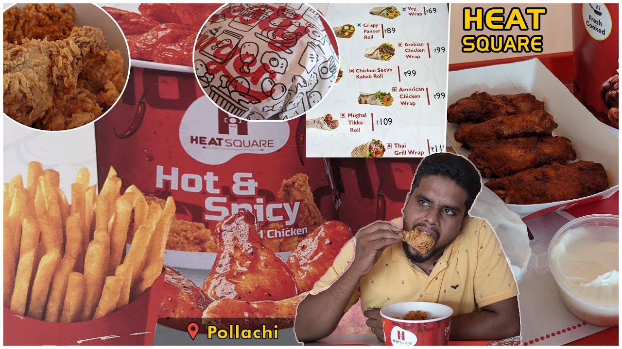 Bucket Fried Chicken in Pollachi - Budget Friendly Combo meals - Popcorn Chicken - Smoky - KFC Style