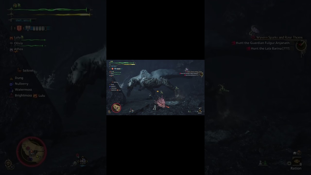 Charge Blade vs Guardian Fulgur Anjanath #monsterhunter #gaming #mhwilds