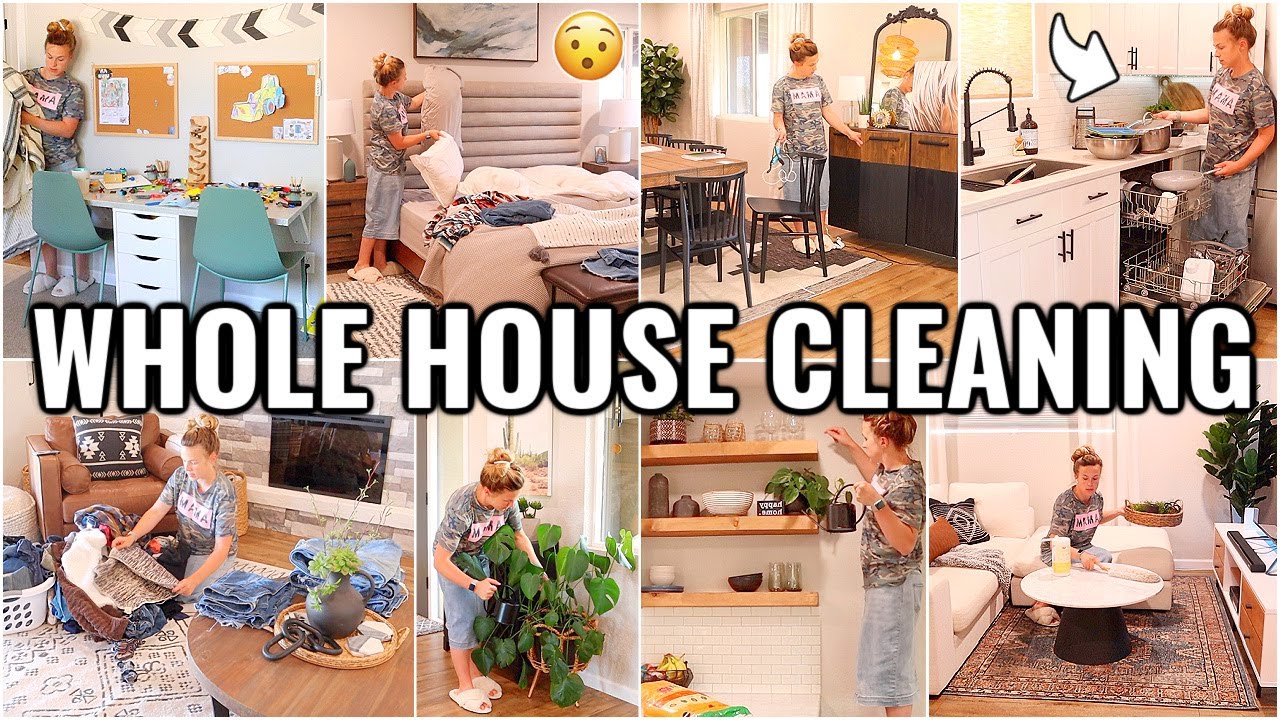 WHOLE HOUSE CLEAN WITH ME!🏠 WEEKLY CLEANING ROUTINE | 2022 CLEANING MOTIVATION