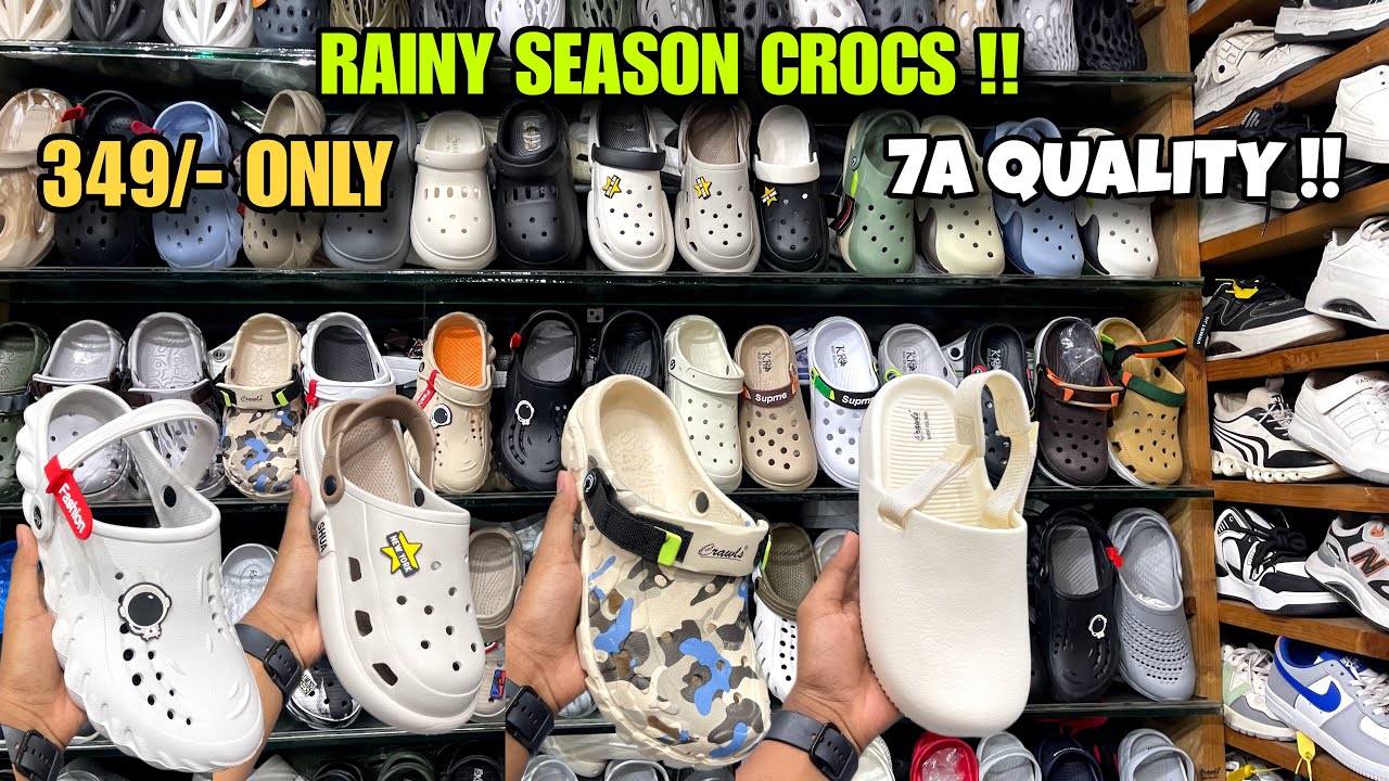 Shoes In Mumbai | Monsoon First Copy Crocs In Cheapest Price | Shoes Market