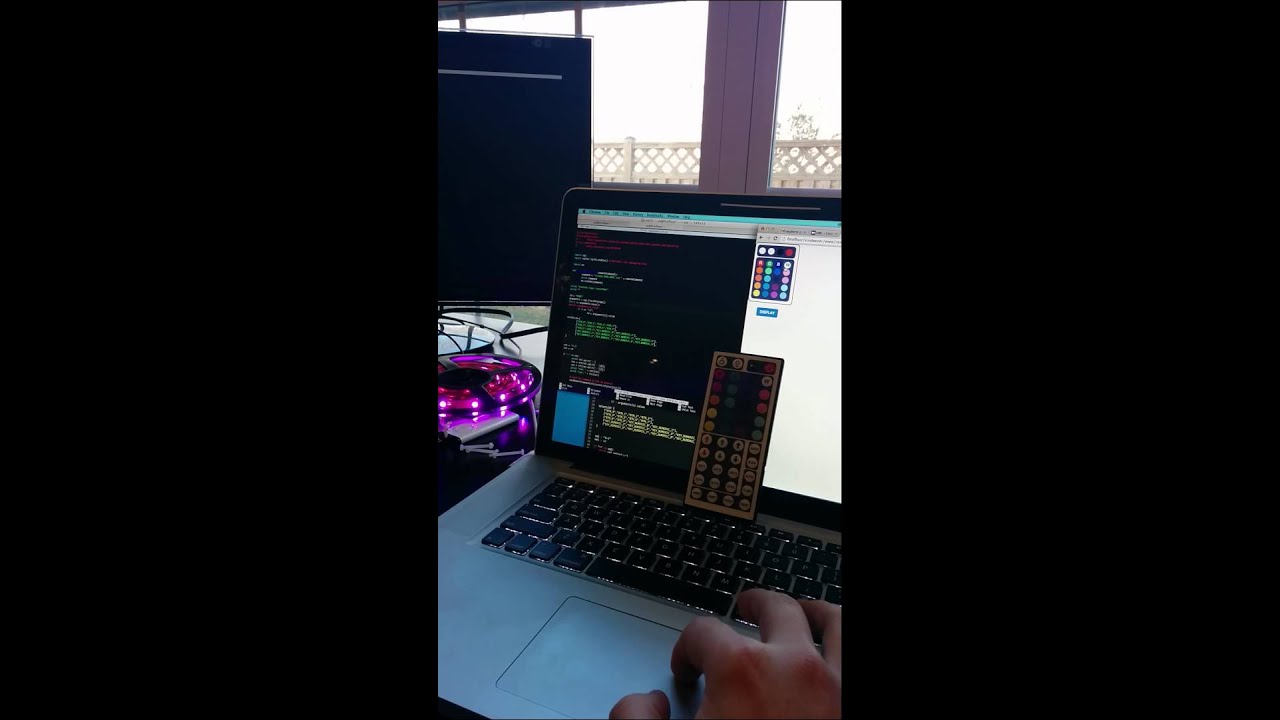 Led control via browser