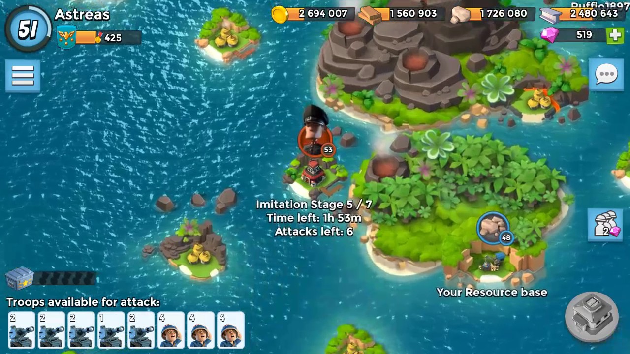 Boom Beach: Imitation Game Week 3 Stage 1-5