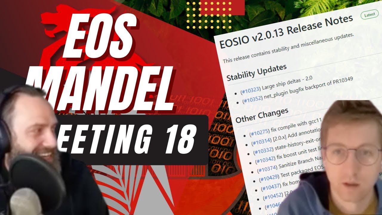 EOS MANDEL Meeting #18 (June 8th 2022)