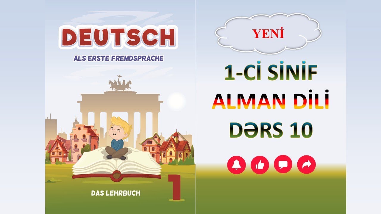 1-ci sinif Alman dili Dərs 10 Saylar | Deutsch 1 Lektion 10 Zahlen