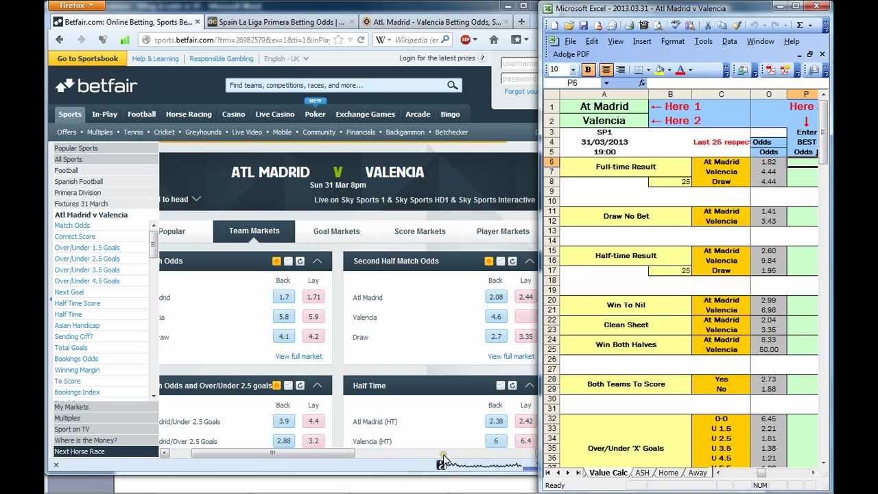 How to input odds - True Odds Calculator & Value Bet Detector