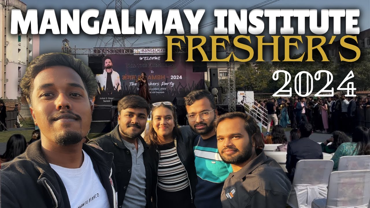 Mangalmay Institute's BIGGEST Welcome EVER for Freshers 2024!