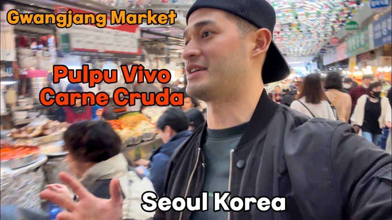 Mercado Tradicional Mas Famoso en Seoul Korea | Gwangjang Market