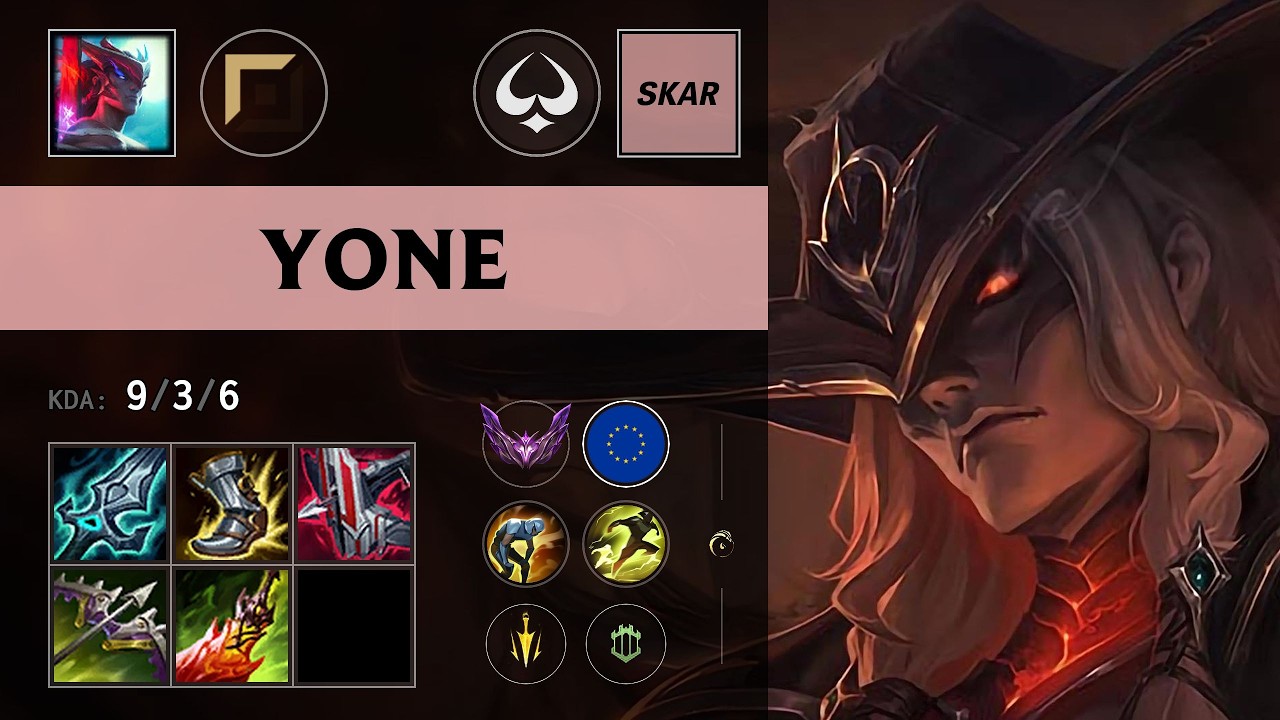 (GMB SkaR) Ёнэ (топ) против Олафа &mdash; EUW Мастер, патч 26.13