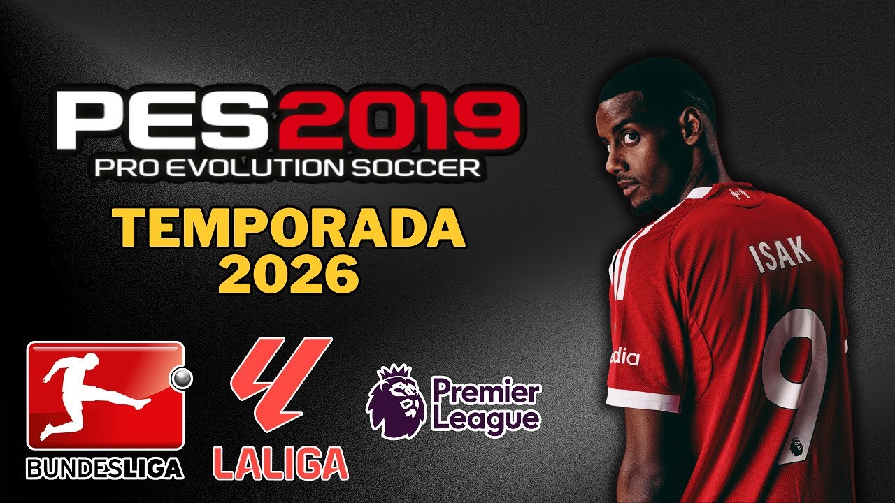 PES 2019 Novo Patch Atualizado Temporada 2026 PARA PC