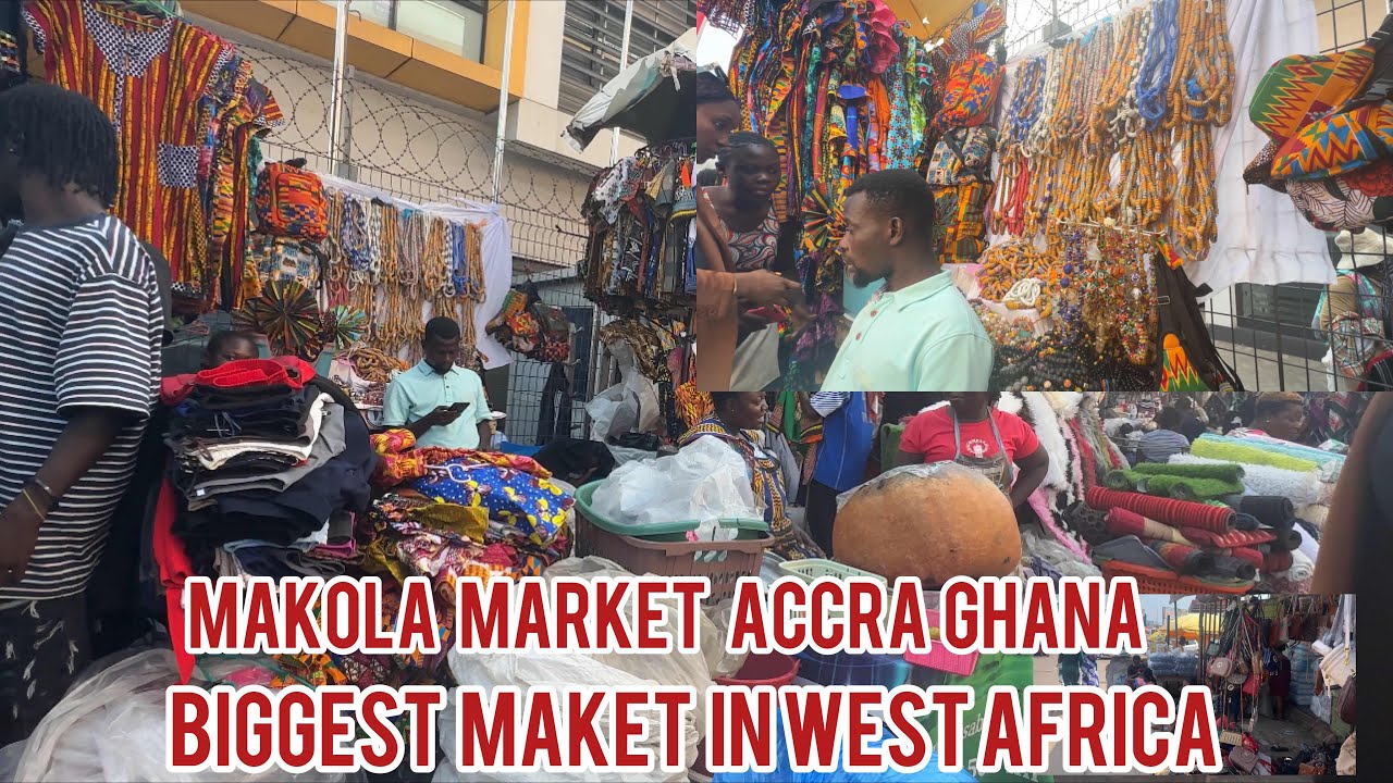 The Real Experience of Makola Market in Ghana | West Africa | ghana local market | biggest market