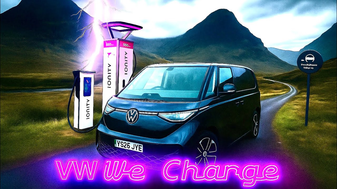 VW We Charge- sign up and first charge (ID Buzz GTX Plug & Charge)