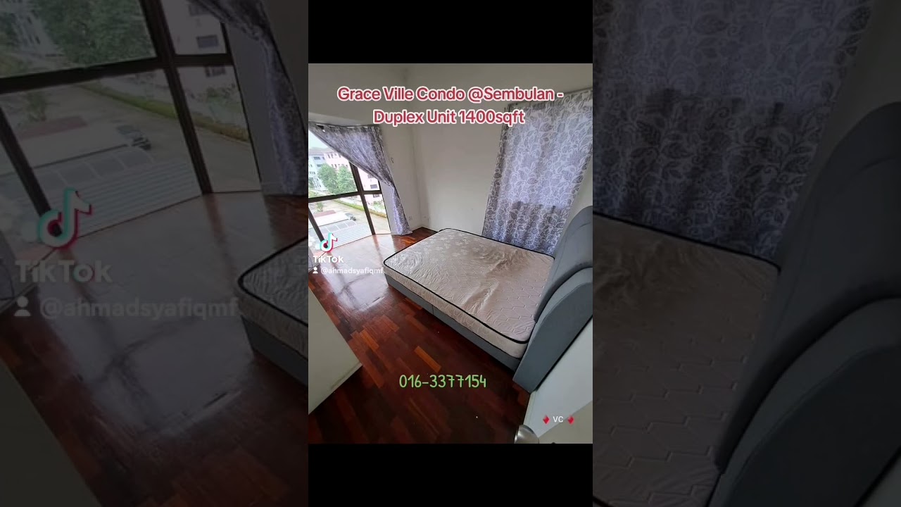 Grace Ville Condo @ Sembulan (4 Bilik) - Furnished Duplex Unit - 1400sqft