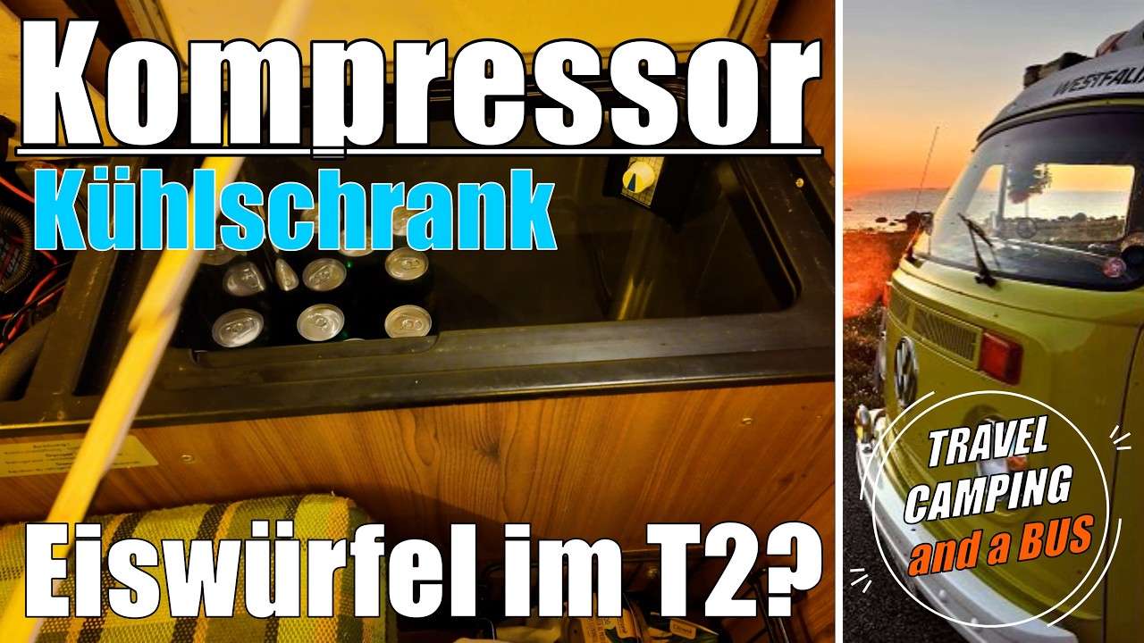 DOMETIC Kompressor KÜHLSCHRANK im T2 Westfalia Berlin Alternative BESSER als Original T2 Bus T3 Bus