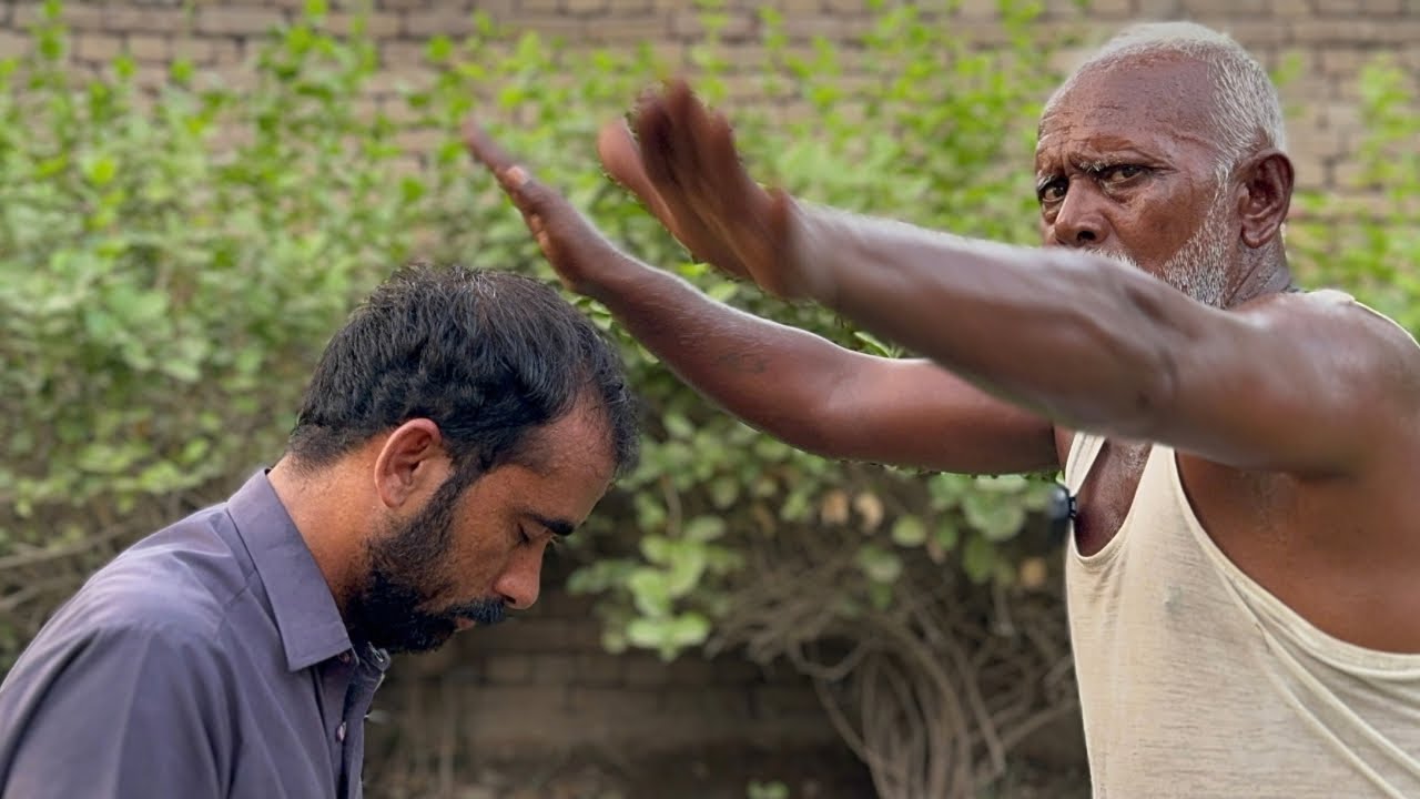 FASTEST HEAD MASSAGE BY BABA KALLU | ASMR BACK & HEAD MASSAGE #asmr