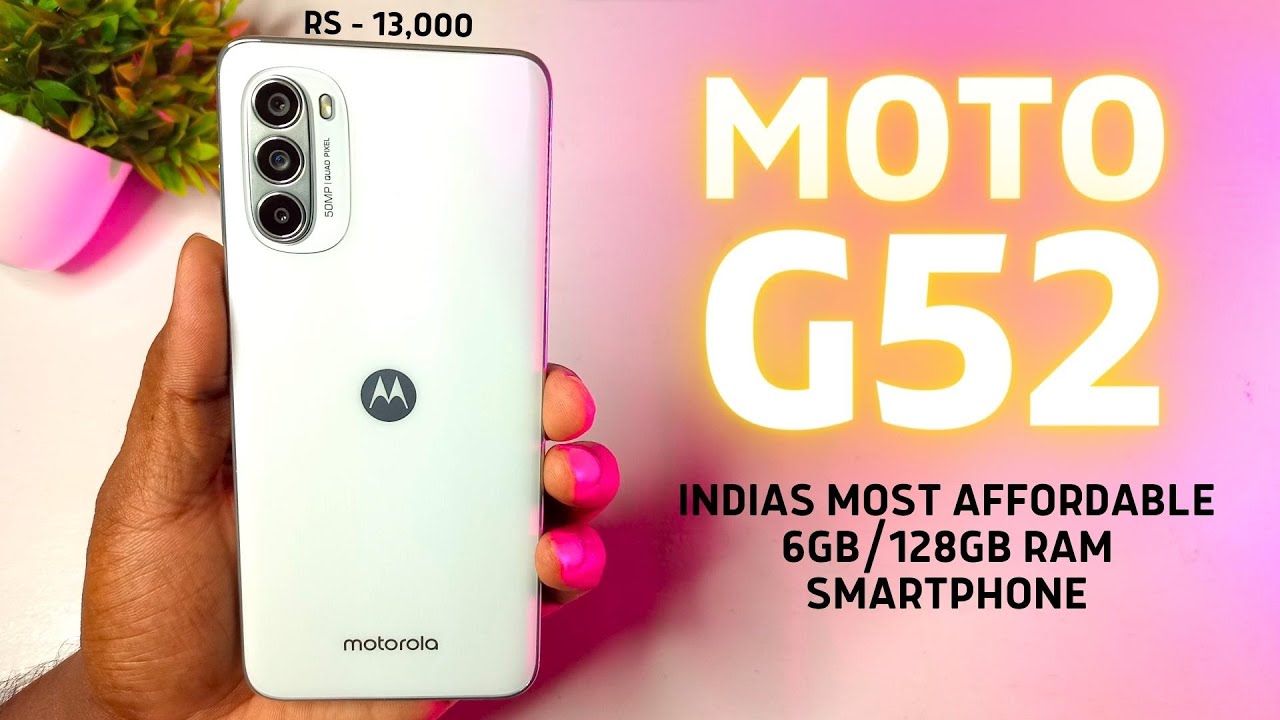 Indias Most Affordable 6GB Ram Phone With Flagship Screen🔥| Moto G52 Unboxing |  Motorola G52 Review