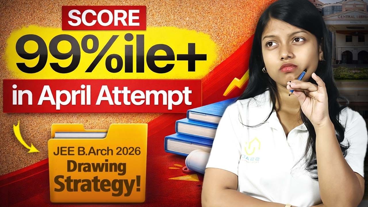 JEE B.Arch 2026 2nd Attempt LAST 15 DAYS DRAWING STRATEGY by MINNI MAM❤️
