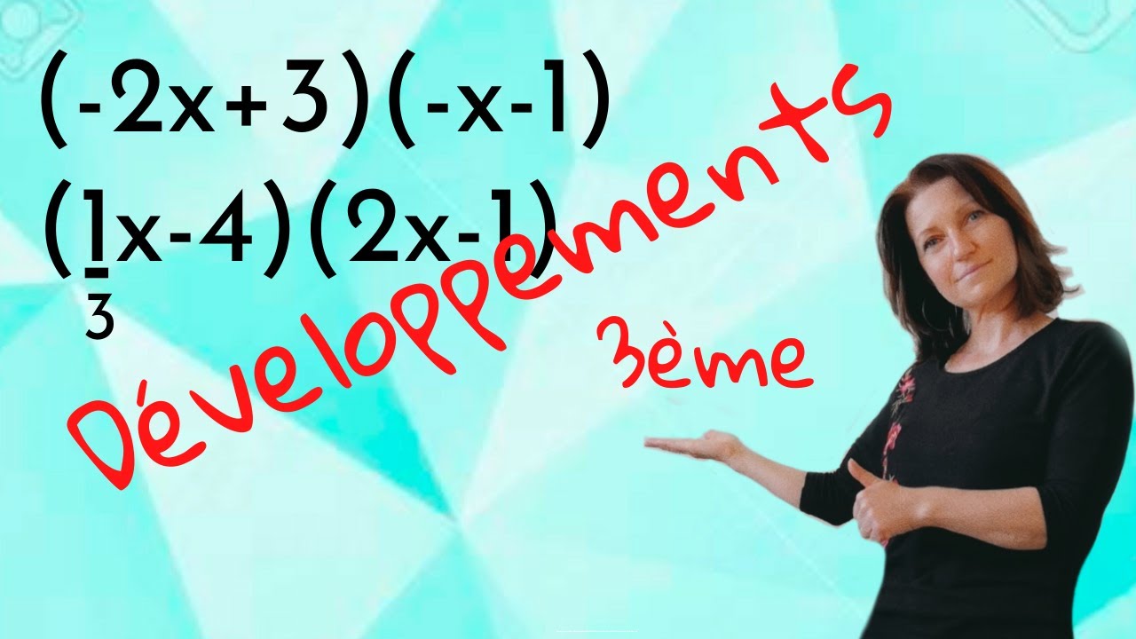 2 exercices corrigés sur les  développements. Mathématiques collège, lycée. niveau 3ème et seconde