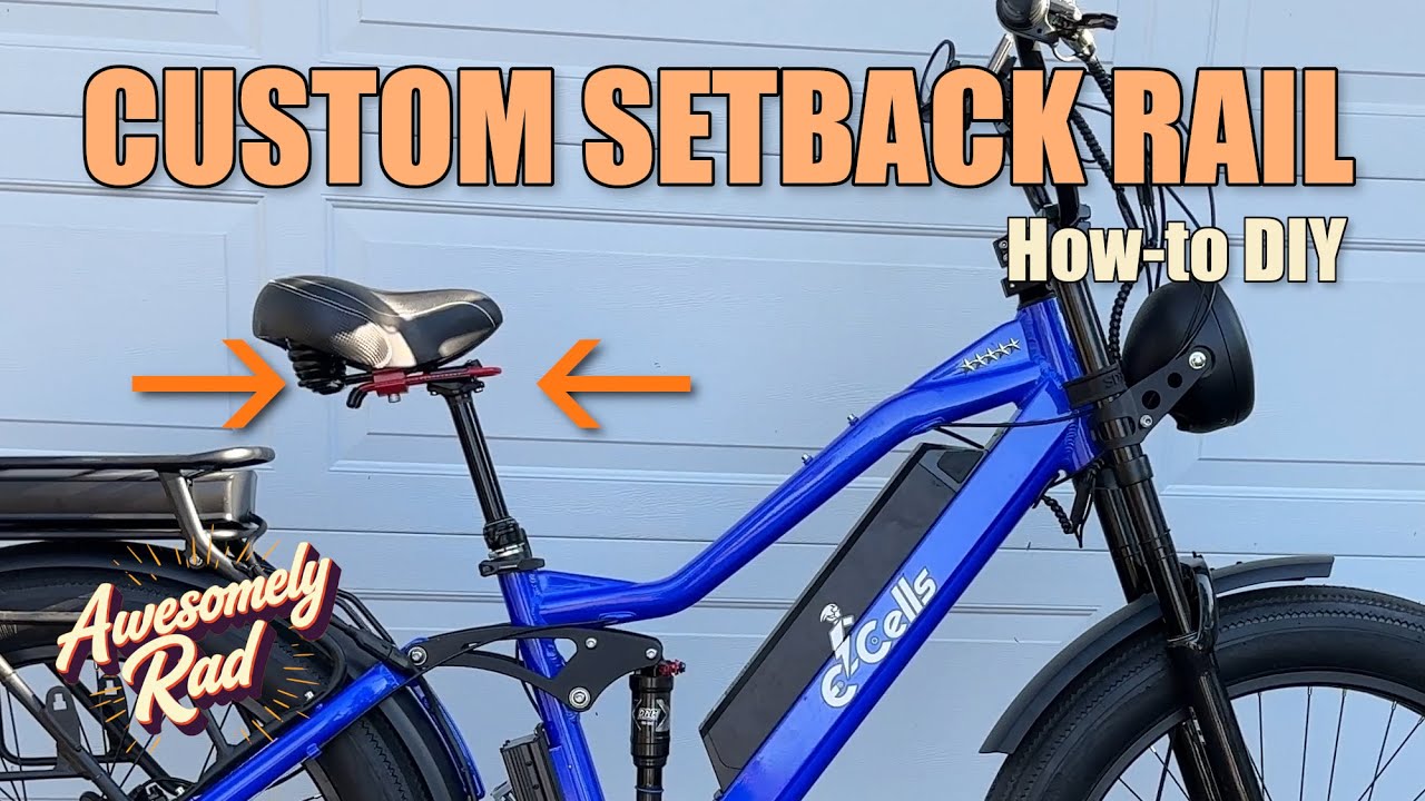Bike Seat Post Setback Rail Mod