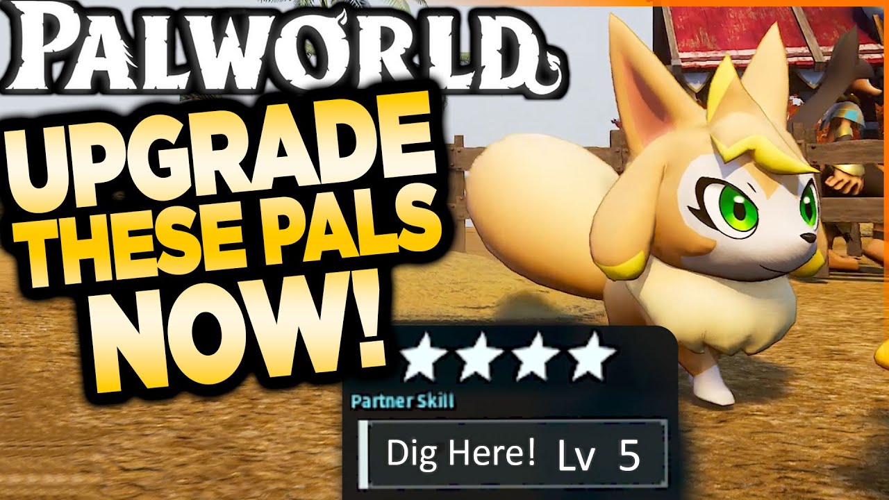 94 навыка партнёра для повышения уровня в Palworld