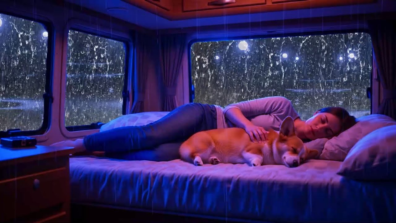 Super Heavy Rain & Thunder – 99% Fall Asleep in a Cozy Car