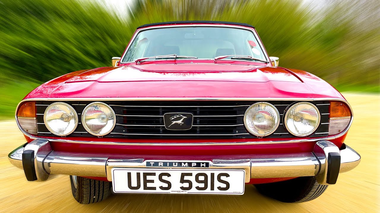 🔥 Triumph Stag V8 – Epic Drive & Engine Sound in the British Countryside!