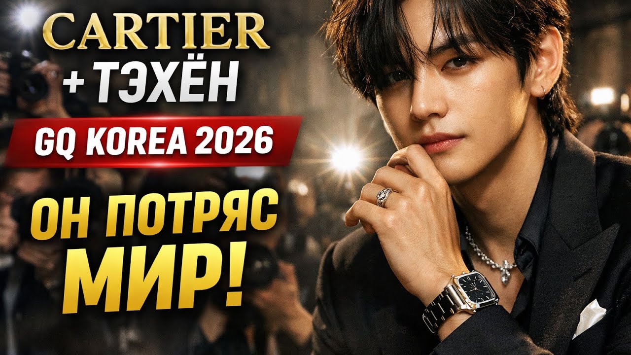 Ким Тэхён в Cartier для GQ Korea 2026 — Образ, который потряс весь мир
