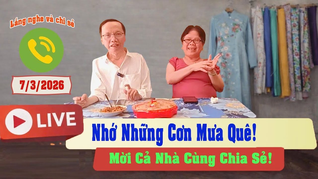 (Live lụm) Nhớ Những Cơn Mưa Quê! Mời Cả Nhà Thân Yêu cùng chia sẻ và hoài niệm!
