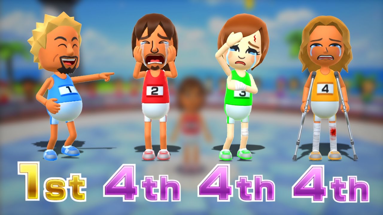 Wii Party U Highway Rollers - Guy Fieri Vs Yuya Vs Susie Vs Elena (Hardest Difficulty)