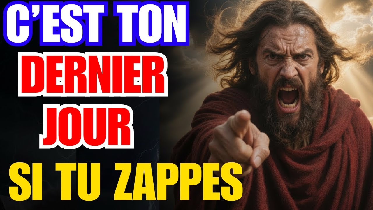 DIEU DIT : C’EST TON DERNIER JOUR — NE FERME PAS CETTE VIDÉO 👉 Parole prophétique
