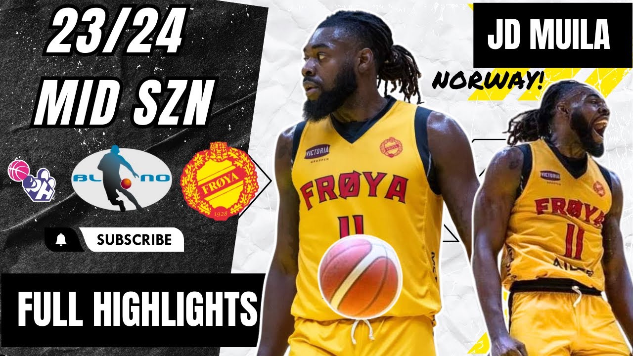 JD Muila Highlights 2023/24 || Norway BLNO || Froya Basket